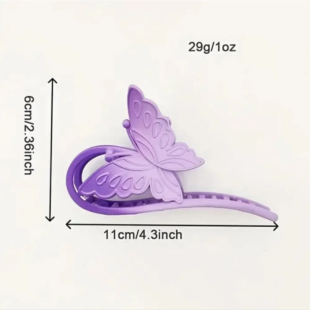 New Butterfly hair claw clip